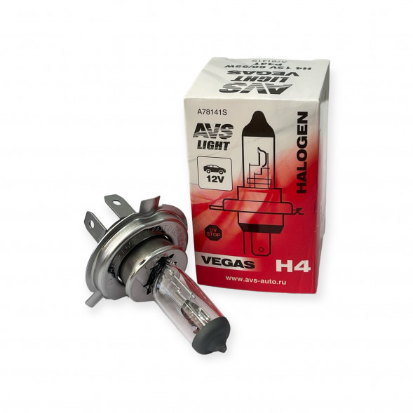 Автолампа H4 12V 60/55W AVS Vegas A78141S